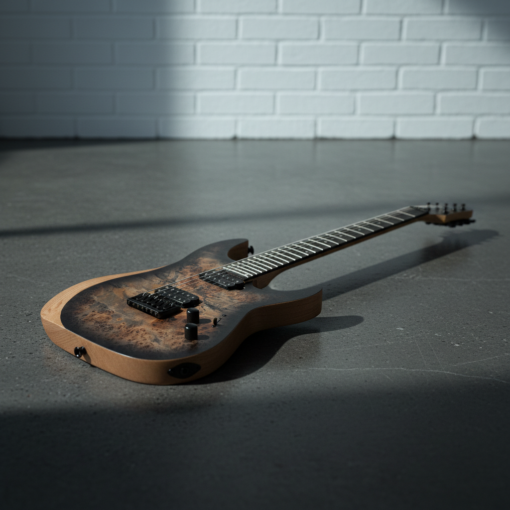 Schecter Reaper-6 in finitura Satin Charcoal Burst