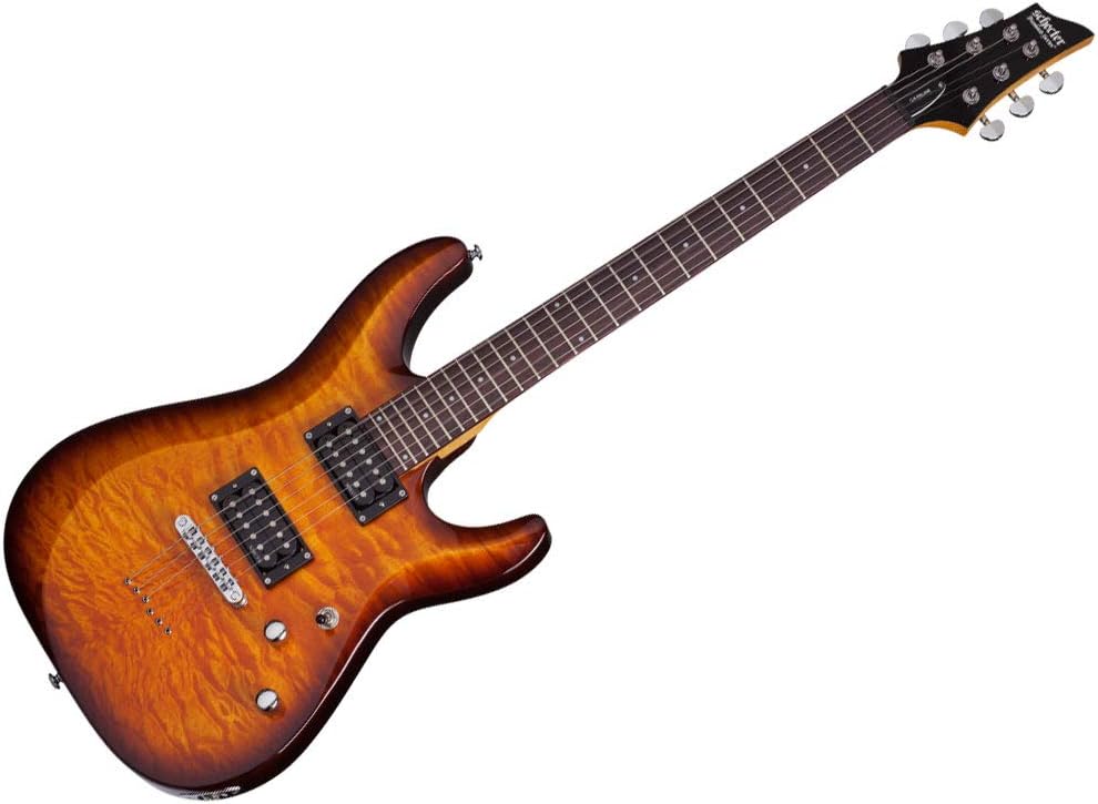 Schecter C-6 Plus Vintage Sunburst Electric Guitar