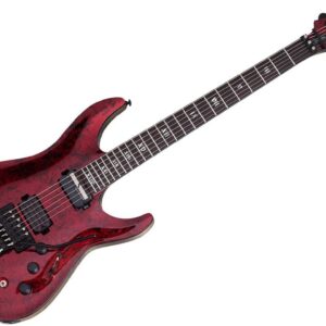 Schecter C-1 Apocalisse con Floyd Rose & Sustainiac - Red Reign