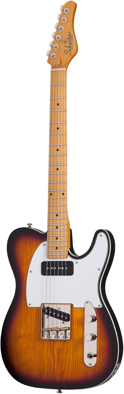 Schecter 665 solid-body chitarra elettrica 3-Tone Sunburst Pearl