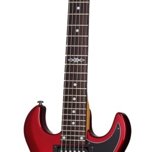 Schecter S-1 SGR 6 Chitarra a corda metallica rossa