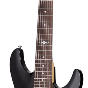 Schecter C 7 Satin Black e della chitarra 7 Corde
