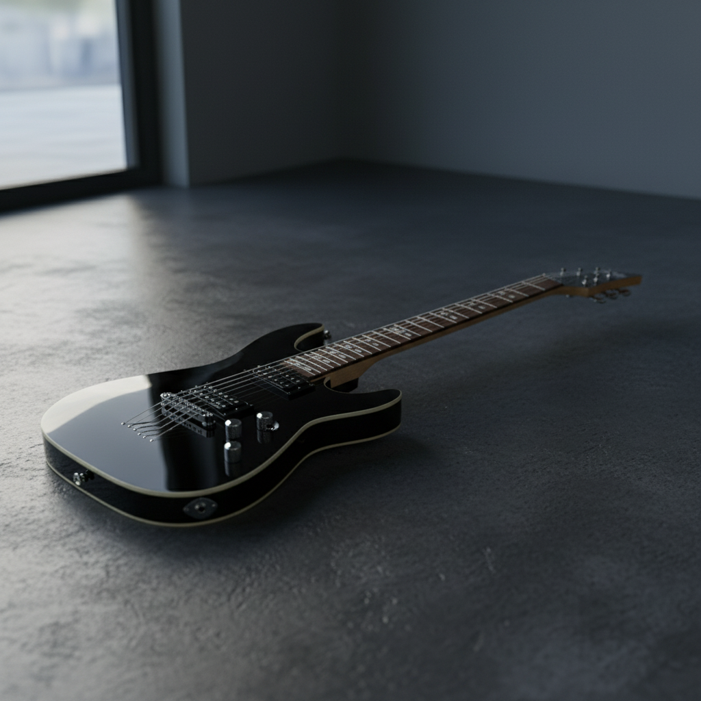 Panoramica della SCHECTER OMEN 6 BLACK